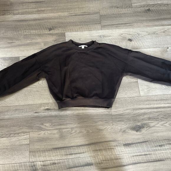 Spiritual Gangster Sweaters - Spiritual gangster sweatshirt distressed cropped size‎ small with wide sleeves